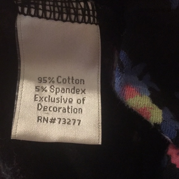 Black floral Lauren Conrad fit and flair dress - Picture 7 of 8